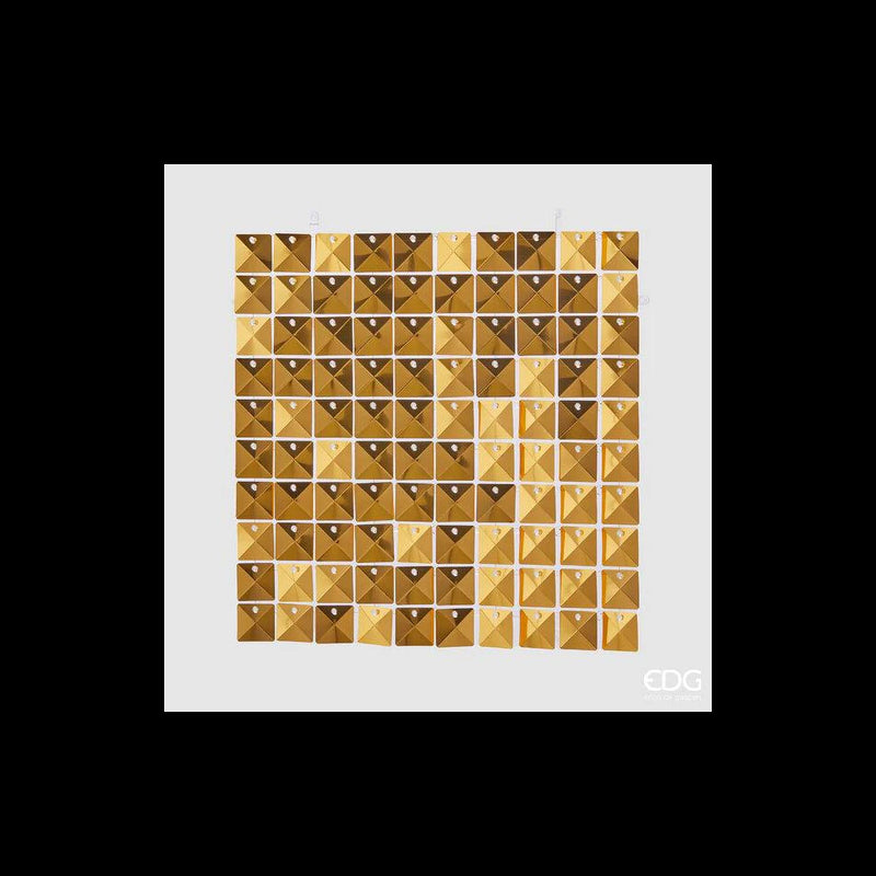 Tenda Glitter Quadrato Oro | EDG